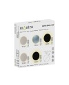 BORA BORA * APLIQUE / PLAFÓN LED REDONDO NEGRO - 16W 3000K